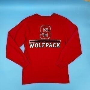 Vintage 90’s Front/Back Graphic NC STATE Wolfpack Long-Sleeve Tee